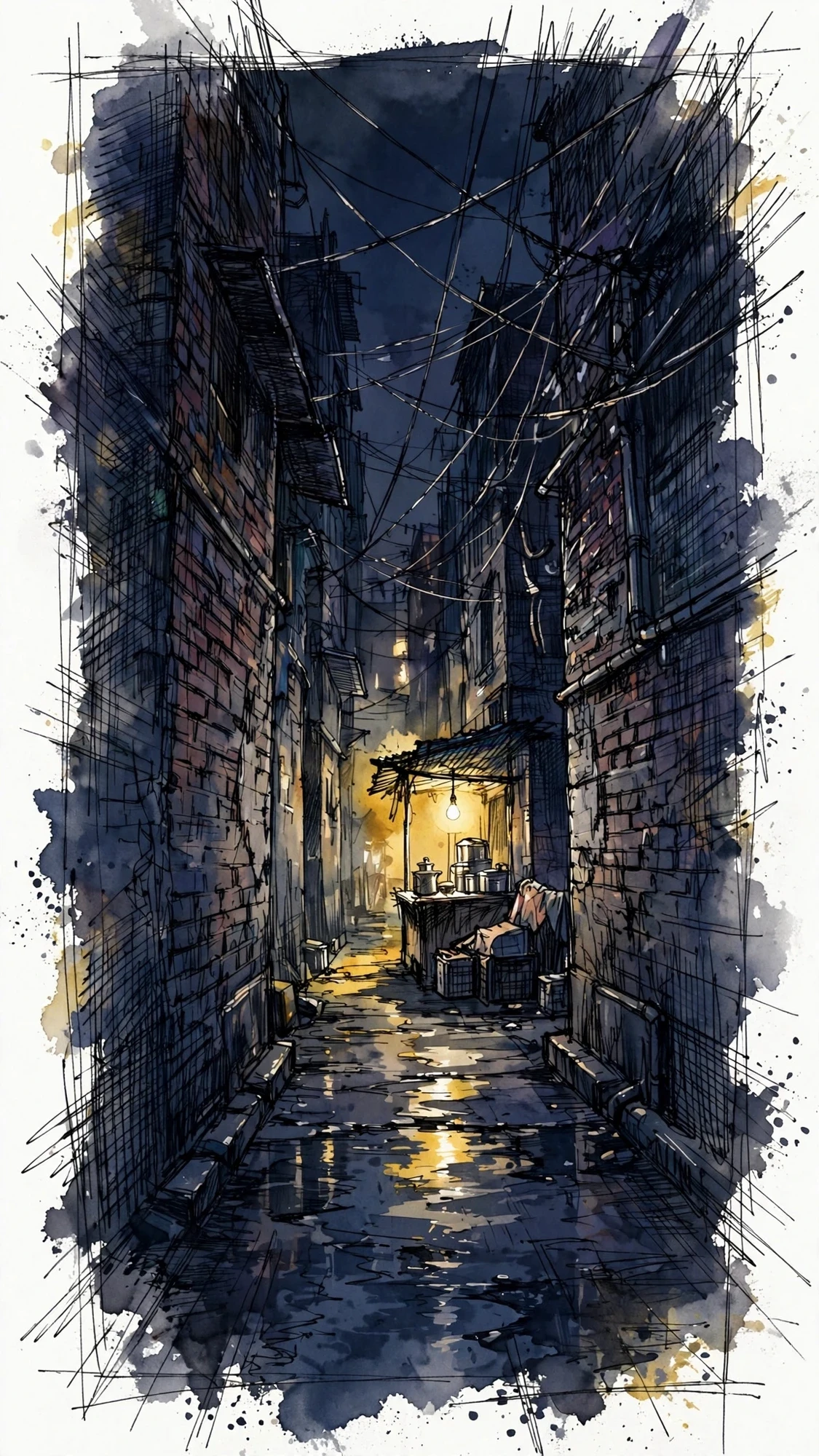 Midnight in the old quarter. The stray kingdom stirs.